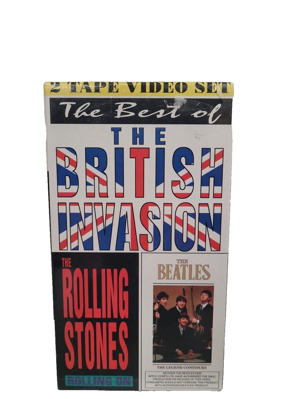 Vintage British Invasion (2-tape VHS set) Rolling Stones /Beatles *NEW & SEALED*